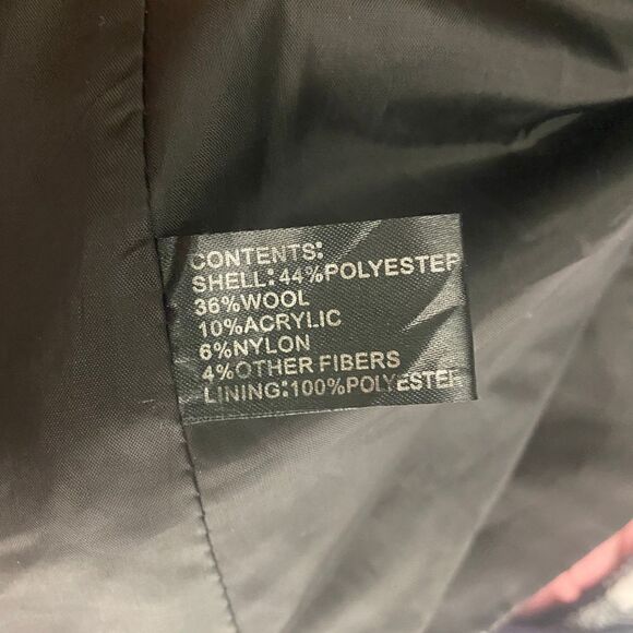 Giacaca Plaid Double Breasted Coat - Picture 6 of 7